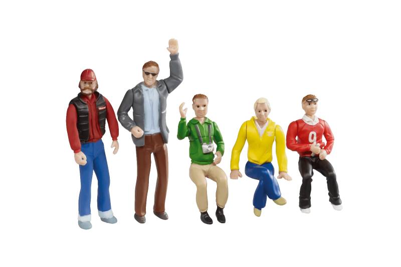 Set of figures - spectators (5 pcs) von Carrera