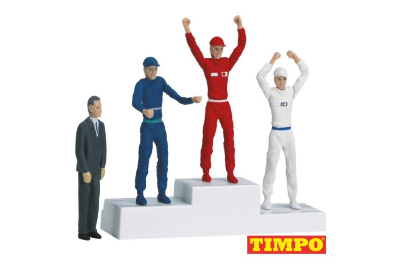 |Siegerpodest mit Figuren| von Carrera