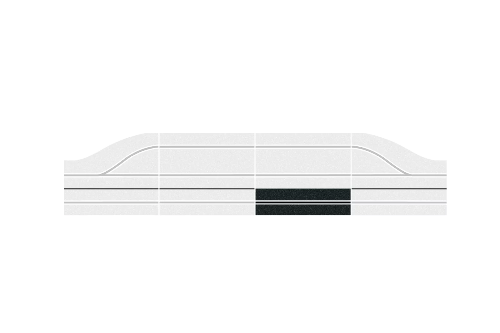 Single Lane Track Section for pit stop extension Single Lane Track Section for pit stop extension von Carrera
