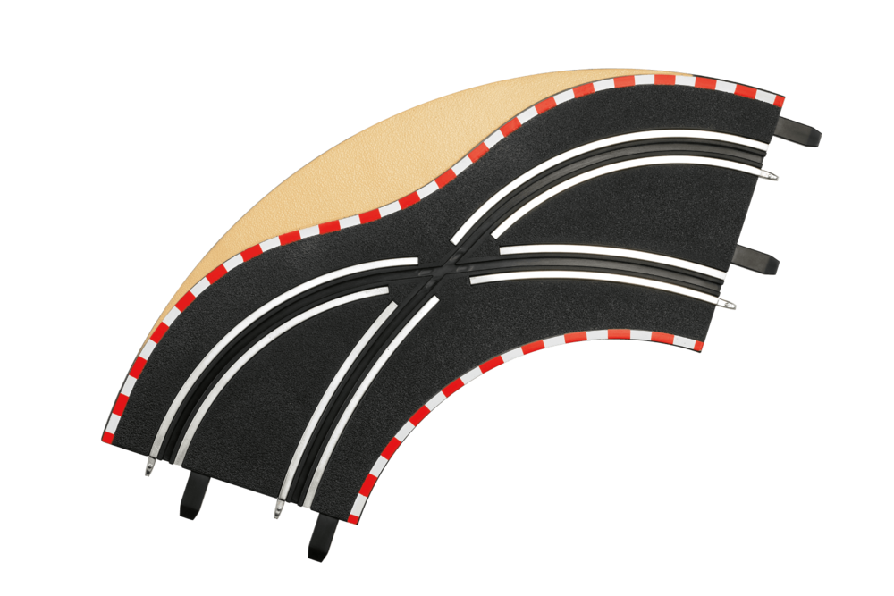 |Spurwechselkurve (2)| von Carrera