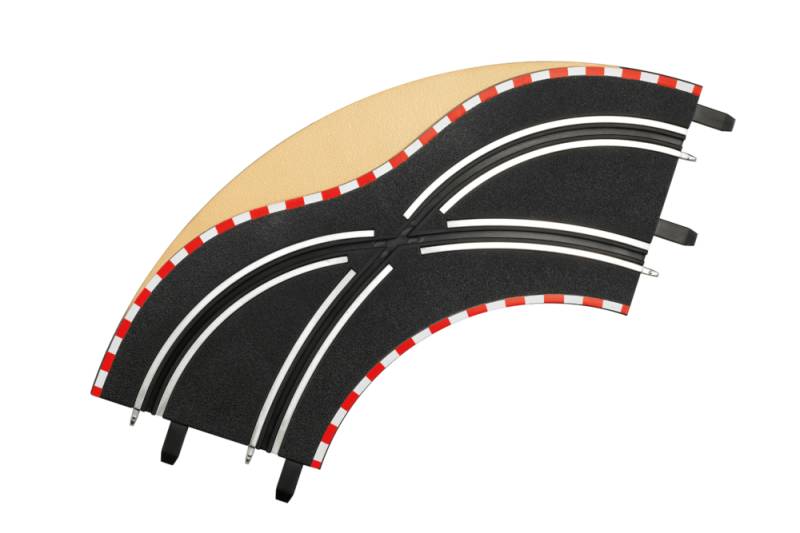 |Spurwechselkurve (2)| von Carrera
