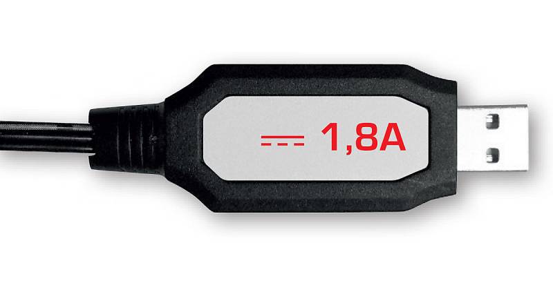 CARRERA RC Zubehör USB Kabel 1A LiFePo4 6,4V Akkus  Erwachsene von Carrera