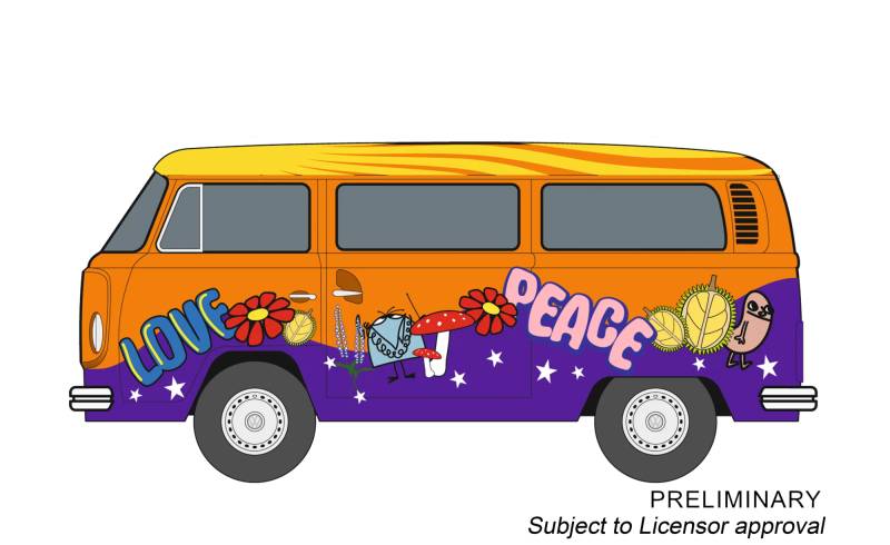 VW Bus T2b "Peace and Love" VW Bus T2b "Peace and Love" von Carrera