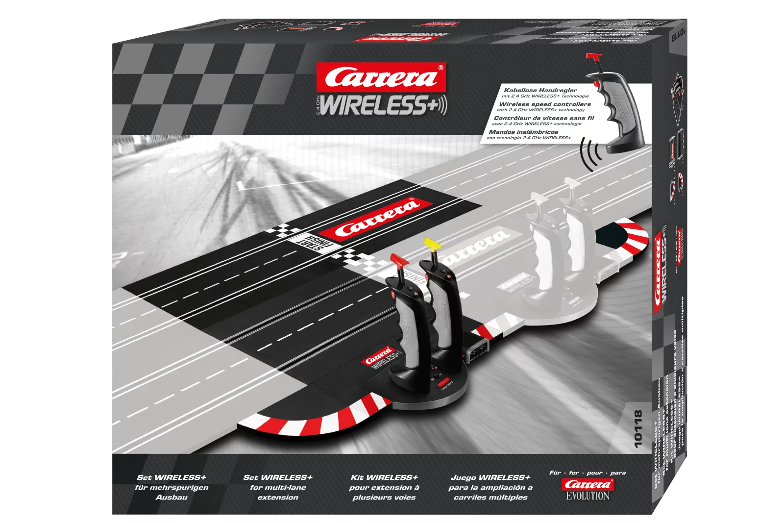 Wireless  Set for multilane extension Evolution von Carrera