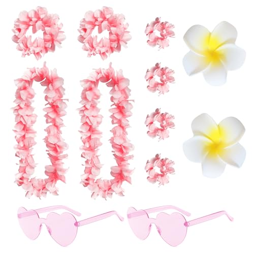 12 Stück Hawaiikette Hawaiianische Party Dekorationen Blume Halskette Stirnbänder Armbänder Herz Sonnenbrille Hawaiianischen Tropische Partys, Strandpartys Supplies für Kinder Erwachsene 12 Stück Hawaiikette Hawaiianische Party Dekorationen Blume Halskette Stirnbänder Armbänder Herz Sonnenbrille Hawaiianischen Tropische Partys, Strandpartys Supplies für Kinder Erwachsene von Carreuty