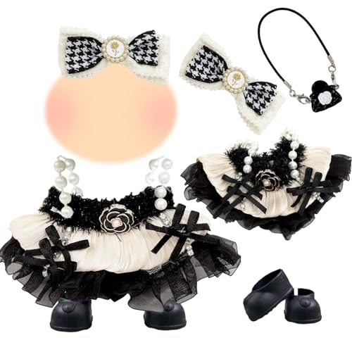Klassiker Rosa Puppenkleidung 17cm Puppen, Eleganz Puppe Kleidung Zubehör Set mit Kleidern Haarspangen Tasche Schuhe für Mädchen Geburtstag Geschenk, Keine Puppe Klassiker Rosa Puppenkleidung 17cm Puppen, Eleganz Puppe Kleidung Zubehör Set mit Kleidern Haarspangen Tasche Schuhe für Mädchen Geburtstag Geschenk, Keine Puppe von Carreuty