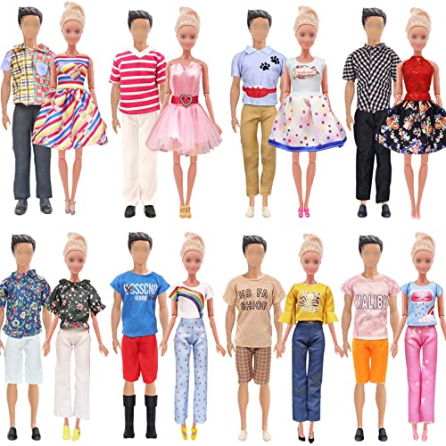 18 Stück Kleidung und Zubehör kompatibel mit Ken und Babrie Puppen 4 Kleider 1 Freizeitbekleidung Kleidung 3 Paar Schuhe für 11,5 Zoll doll 5 Freizeitbekleidung Kleidung 3 Paar Schuhe 2 Brille 18 Stück Kleidung und Zubehör kompatibel mit Ken und Babrie Puppen 4 Kleider 1 Freizeitbekleidung Kleidung 3 Paar Schuhe für 11,5 Zoll doll 5 Freizeitbekleidung Kleidung 3 Paar Schuhe 2 Brille von Carreuty