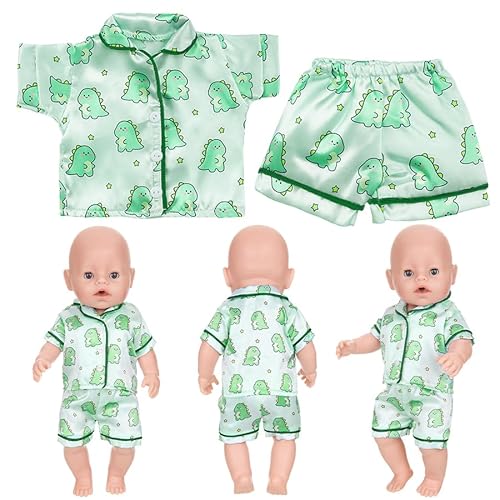 Puppenkleidung für 30-45cm Puppen Puppenzubehör Puppen für Mädchen Kleidung Pyjamas Outfit mit Socken für Kindes Geburtstag Babypuppen EIN Schlafanzug Bekleidungs Set für Puppen Puppenkleidung für 30-45cm Puppen Puppenzubehör Puppen für Mädchen Kleidung Pyjamas Outfit mit Socken für Kindes Geburtstag Babypuppen EIN Schlafanzug Bekleidungs Set für Puppen von Carreuty