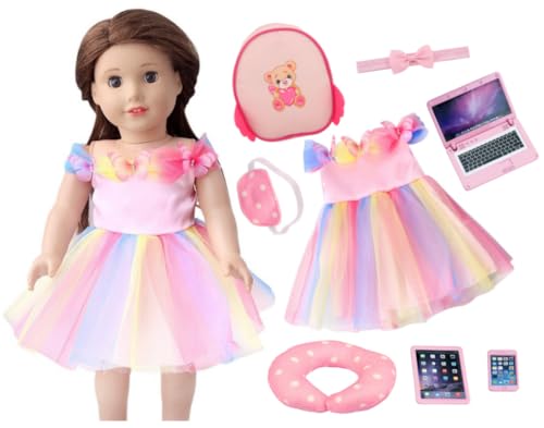 8 Erbin Puppenkleidung für 35-45 cm Baby Puppen von Carreuty