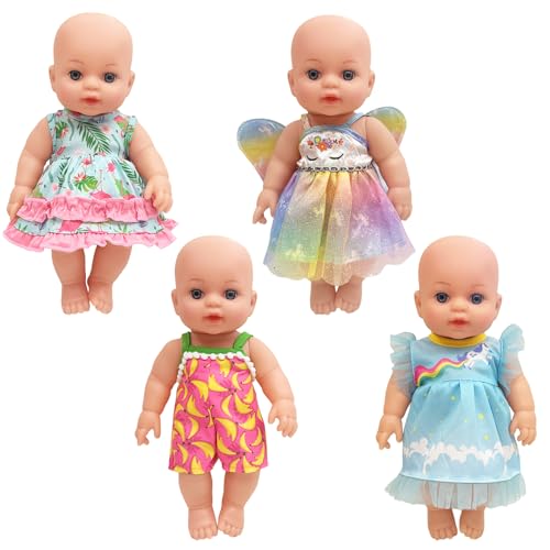 Puppenkleidung 30 cm Baby Puppe Kleidung 30-35 cm Baby Outfits Sommer Puppenkleid Flamingo Bananen Pony Schmetterlings Thema Baby Puppe Outfits für 12-14 Zoll Puppe Doll Clothes Dress Puppenkleidung 30 cm Baby Puppe Kleidung 30-35 cm Baby Outfits Sommer Puppenkleid Flamingo Bananen Pony Schmetterlings Thema Baby Puppe Outfits für 12-14 Zoll Puppe Doll Clothes Dress von Carreuty