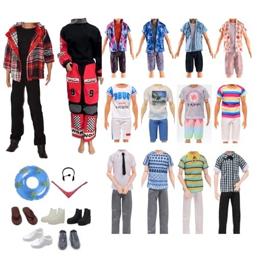 Kleidung Kompatibel mit Puppen, Overall mit verstellbaren Trägern Mütze Brille Blumentasche für die Puppen Plüschpuppe, Nicht im Lieferumfang Enthalten Rosa Doll Cloth Kleidung Kompatibel mit Puppen, Overall mit verstellbaren Trägern Mütze Brille Blumentasche für die Puppen Plüschpuppe, Nicht im Lieferumfang Enthalten Rosa Doll Cloth von Carreuty