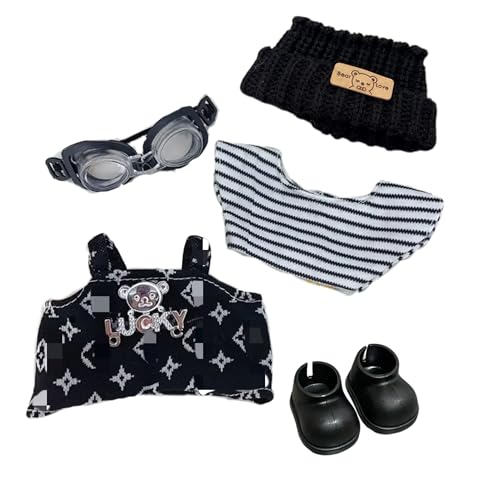 3 Stück Puppenkleidung für 17cm Plüsch Puppen, Hexe Puppe Outfit Satz Mit 1 Gazerock 1 Schirmmütze 1 Schuh Puppe Bekleidung Plüsch für Weihnachten Geburtstagsgeschenk 3 Stück Puppenkleidung für 17cm Plüsch Puppen, Hexe Puppe Outfit Satz Mit 1 Gazerock 1 Schirmmütze 1 Schuh Puppe Bekleidung Plüsch für Weihnachten Geburtstagsgeschenk von Carreuty