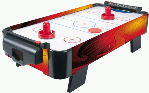 Carromco Airhockey Tisch Speedy-XT, Tischauflage Hockey Tischaufsatz zum leichten Transport -mit Motor, für 2 Spieler ab 6 Jahren, inkl. je 2X Pusher und Puck, 65 x 30 x 17 cm von Carromco