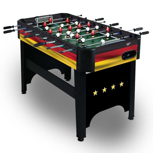 Carromco Kickertisch Deutschland-XT - Tischfußball in limitiertem WM 2018 Design - Fussballtisch für Kinder und Erwachsene - abgerundete Sicherheitsecken und Metall-Netz-Tore, inkl. 4x Kickerball Carromco Kickertisch Deutschland-XT - Tischfußball in limitiertem WM 2018 Design - Fussballtisch für Kinder und Erwachsene - abgerundete Sicherheitsecken und Metall-Netz-Tore, inkl. 4x Kickerball von Carromco