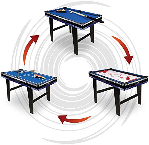 Carromco Multifunktionstisch Galaxy-XL, 3in1 Multi Spieltisch mit 3 Tischspielen, Multigame Spieletisch umfunktionierbar als Billardtisch, Airhockey Tisch oder Tischtennis Spiel, inkl. Zubehör Carromco Multifunktionstisch Galaxy-XL, 3in1 Multi Spieltisch mit 3 Tischspielen, Multigame Spieletisch umfunktionierbar als Billardtisch, Airhockey Tisch oder Tischtennis Spiel, inkl. Zubehör von Carromco
