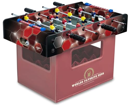 Carrromco Bierkistenkicker Tischauflage Tischkicker Rote Waben Mini-Kicker Partyspiel Vatertag Männergeschenk Carrromco Bierkistenkicker Tischauflage Tischkicker Rote Waben Mini-Kicker Partyspiel Vatertag Männergeschenk von Carromco