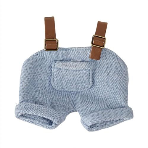 17 cm langes Kleidungsset (ohne Puppe), niedliches Overall-Set, weicher Premium-Stoff, niedliche Kleidung zum Verkleiden, einzigartiger Stil, einfaches An- und Ausziehen, für 17 cm Zubehöranzug von Carroterr