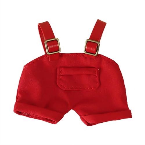 17 cm langes Kleidungsset (ohne Puppe), niedliches Overall-Set, weicher Premium-Stoff, niedliche Kleidung zum Verkleiden, einzigartiger Stil, einfaches An- und Ausziehen, für 17 cm Zubehöranzug von Carroterr