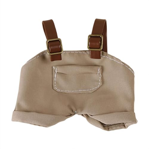 17 cm langes Kleidungsset (ohne Puppe), niedliches Overall-Set, weicher Premium-Stoff, niedliche Kleidung zum Verkleiden, einzigartiger Stil, einfaches An- und Ausziehen, für 17 cm Zubehöranzug von Carroterr
