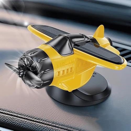 Auto-Armaturenbrett, rotierendes Flugzeug, solarbetriebenes Flugzeug-Ornament, leise rotierende Auto-Ornamente, lindert Müdigkeit, für Auto-Innenraum, Armaturenbrett-Zubehör Auto-Armaturenbrett, rotierendes Flugzeug, solarbetriebenes Flugzeug-Ornament, leise rotierende Auto-Ornamente, lindert Müdigkeit, für Auto-Innenraum, Armaturenbrett-Zubehör von Carroterr