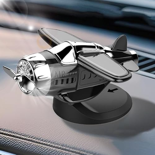 Auto-Armaturenbrett, rotierendes Flugzeug, solarbetriebenes Flugzeug-Ornament, leise rotierende Auto-Ornamente, lindert Müdigkeit, für Auto-Innenraum, Armaturenbrett-Zubehör Auto-Armaturenbrett, rotierendes Flugzeug, solarbetriebenes Flugzeug-Ornament, leise rotierende Auto-Ornamente, lindert Müdigkeit, für Auto-Innenraum, Armaturenbrett-Zubehör von Carroterr