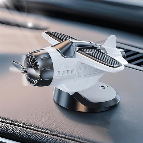 Auto-Armaturenbrett, rotierendes Flugzeug, solarbetriebenes Flugzeug-Ornament, leise rotierende Auto-Ornamente, lindert Müdigkeit, für Auto-Innenraum, Armaturenbrett-Zubehör Auto-Armaturenbrett, rotierendes Flugzeug, solarbetriebenes Flugzeug-Ornament, leise rotierende Auto-Ornamente, lindert Müdigkeit, für Auto-Innenraum, Armaturenbrett-Zubehör von Carroterr