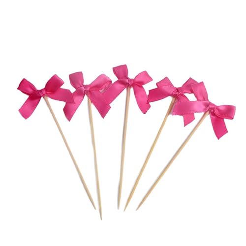 Cupcake-Topper mit rosa Schleife, Kokette, Geburtstagskuchendekorationen, für Junggesellinnenabschied, Braut, Verlobung, Hochzeit, Mädchen, Babyparty, Mottoparty-Dekoration, 30 Stück Cupcake-Topper mit rosa Schleife, Kokette, Geburtstagskuchendekorationen, für Junggesellinnenabschied, Braut, Verlobung, Hochzeit, Mädchen, Babyparty, Mottoparty-Dekoration, 30 Stück von Carroterr