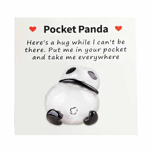 Pocket Hug Cute Panda Hug Love Token Gift Souvenir Hot Heart Friendship Easter Love,Wedding Party Family Decor Little Gift and support are support,Mini Bear, Pocket Friends Inspirational in t von Carroterr
