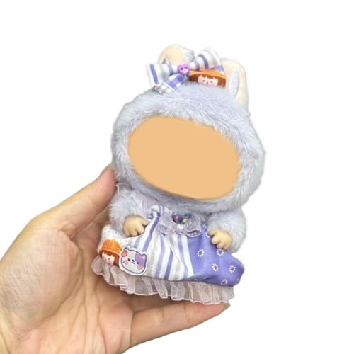 Puppenkleidung kompatibel mit 15 cm und 17 cm (keine Puppe im Lieferumfang enthalten), modisches Puppenkleid, Outfit-Set, niedliche Kleidung, einzigartiger Stil, stilvolle, bezaubernde Puppenkleidung von Carroterr