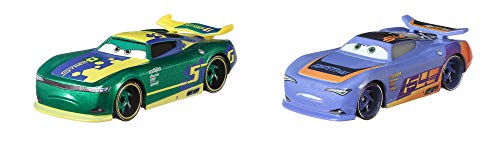 Cars Disney Eric Braker und Barry DePedal Fahrzeuge - Disney Pixar Maßstab 1 55 von Cars
