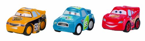 Disney Pixar Cars Micro Drifters Vehicles - Red McQueen / Octane Gain / Spare O Mint von Cars
