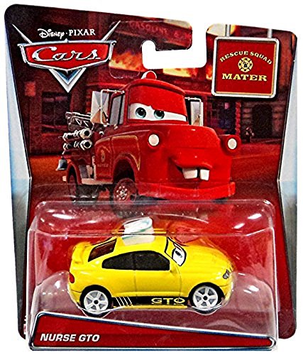 Cars - Rescue Squad Mater Nurse GTO by Disney, Mehrfarbig, DLJ88 von Cars