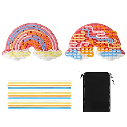 Sensorik Activity Board, Doppelseitiges Aktivitätsbrett Sensorisches Aktivitätstafel für Kinder 3+ & Erwachsene zur Beruhigung, Angstzuständen, ADHD und Autismus, mit Reisetasche & 12 Schnüren Sensorik Activity Board, Doppelseitiges Aktivitätsbrett Sensorisches Aktivitätstafel für Kinder 3+ & Erwachsene zur Beruhigung, Angstzuständen, ADHD und Autismus, mit Reisetasche & 12 Schnüren von Carseatty