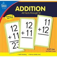 Addition All Facts Through 12 Flash Cards Addition All Facts Through 12 Flash Cards von Carson Dellosa Education