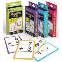 Brighter Child Math Flash Card Set - 4 Sets of Cards von Carson Dellosa Education