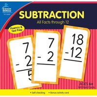 Subtraction All Facts Through 12 Flash Cards von Carson Dellosa Education
