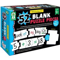 Write-On/Wipe-Off: 52 Blank Puzzle Pieces Write-On/Wipe-Off: 52 Blank Puzzle Pieces von Carson Dellosa Education