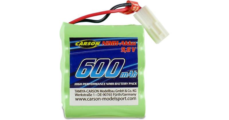 9,6V/600mAh NiMH Akku : 404190/91 Mini T von Carson