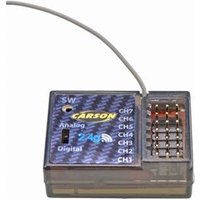 CARSON 500501546 Empfänger für FS Reflex Wheel LCD 2.4G 7 Kanal (500501016) von Carson