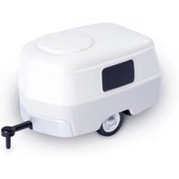 CARSON 500504154 1:87 Wohnwagen mit Anhängerkupplung von Carson