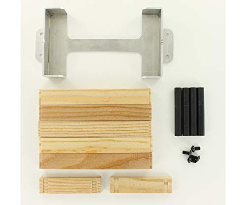 Carson 1:14 Alu Staufach m. Holzbohlen GH TU4, RC Truck, Zubehör für Tamiya Trucks, Ersatzteile, Tuningteile, Modellbau, 500907449 von Carson