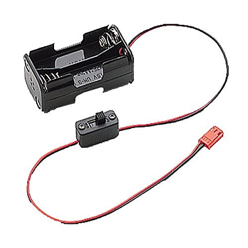Carson 26012 Batteriebox mit Schalter (4xAA), Passend für KO 8 Kanal MC-8, Modellbau, Zubehör für ferngesteuertes Auto, 500503071 von Carson