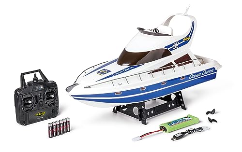 Carson 500108044 Ocean Queen 2.4G 100% RTR - Ferngesteuertes Boot, RC Boot, Ferngesteuertes Boot für Kinder und Erwachsene, inklusive Fernsteuerung von Carson