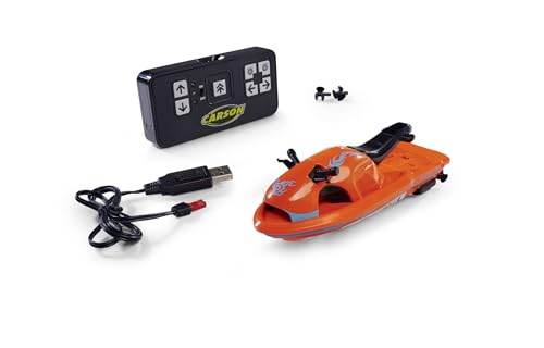 Carson 500108056 Nano Racer Jetski 2,4 GHz - Ferngesteuertes Boot, RC Boot, Ferngesteuertes Boot für Kinder und Erwachsene, inklusive Fernsteuerung von Carson