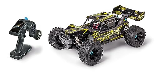 Carson 500202021 1:8 King of Dirt Cage V25 GP RTR - RC Buggy, ferngesteuertes Auto, Offroad, hochwertig, RC Fahrzeug, RC Verbrenner von Carson