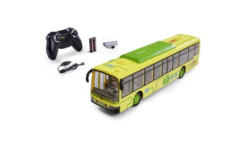 Carson 500404282 Electric City Bus 2.4GHz 100% RTR - 100% fahrfertig, Spielzeugbus, Spielzeugauto, ferngesteuertes Auto, für Kinder ab 8 Jahren, Fahrzeit ca. 60 min, Bunt von Carson
