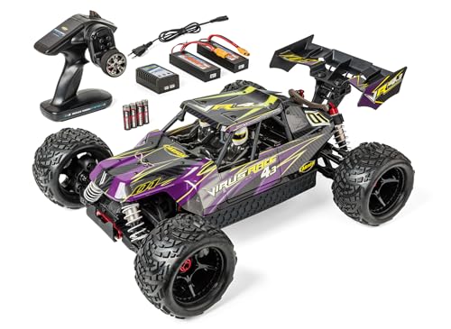 Carson 500409086 - 1:8 Virus Race 4.3 4S bl. 100% RTR lila - Neu von Carson