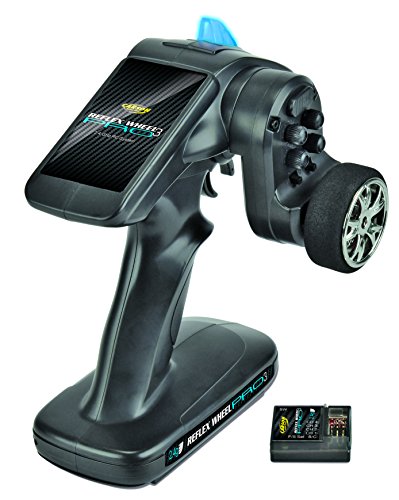 Carson 500500052 - FS 2K Reflex Wheel PRO 3, 2.4 GHz, Schwarz von Carson