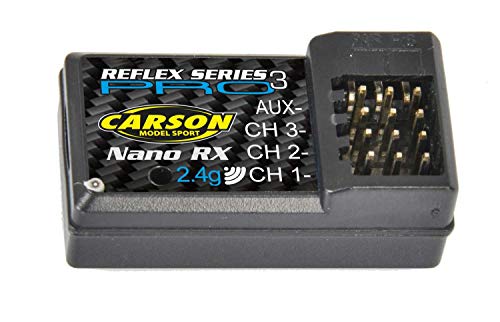 Carson 500501538 Empfänger Reflex Pro 3 Nano 2.4G, Fahrzeug von Carson