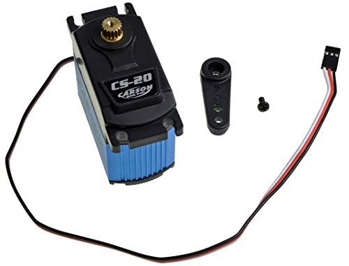 Carson 500502034 - Servo CS-20-20 kg/JR-Stecker, Large, Blau von Carson